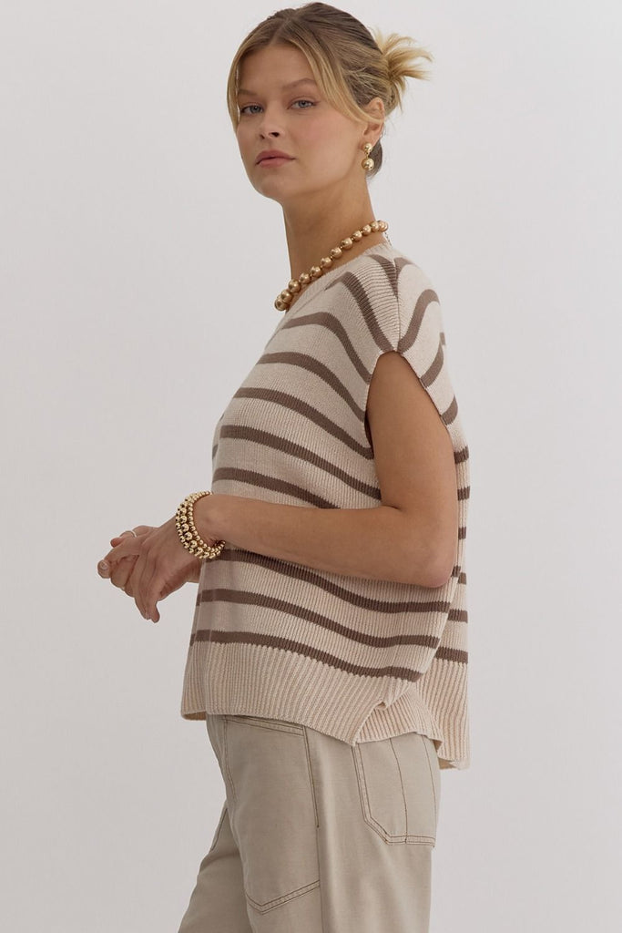 Emma Stripe Knit Top