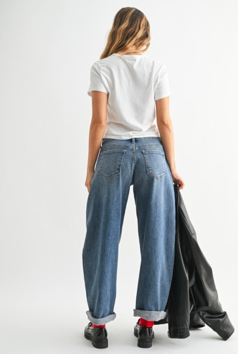 Romy Barrel Jeans