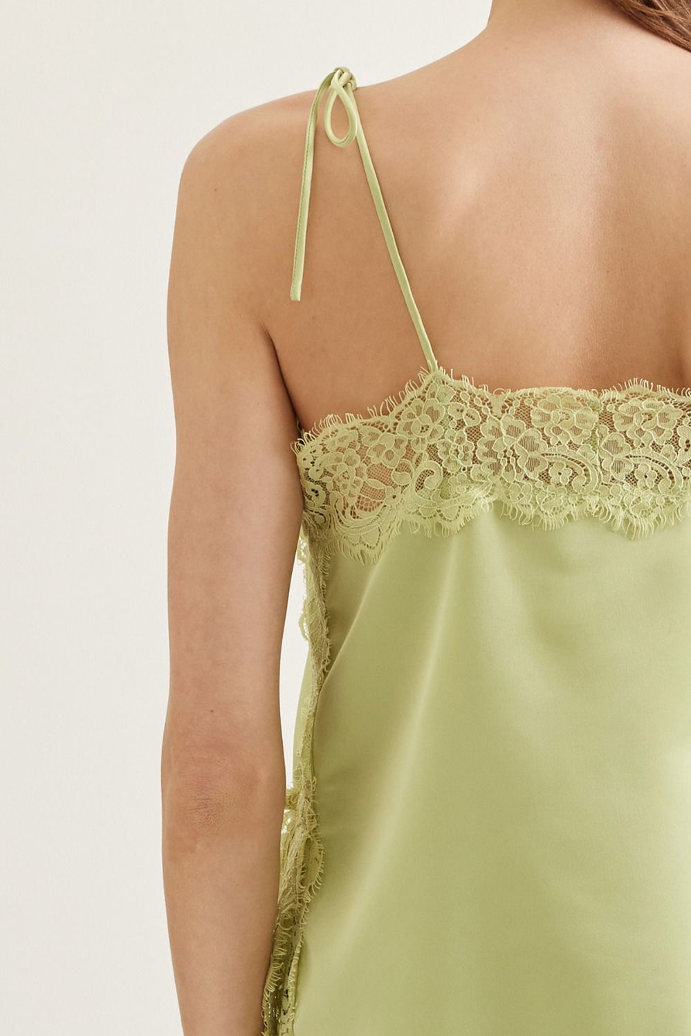 Matcha Spritz Lace Tank