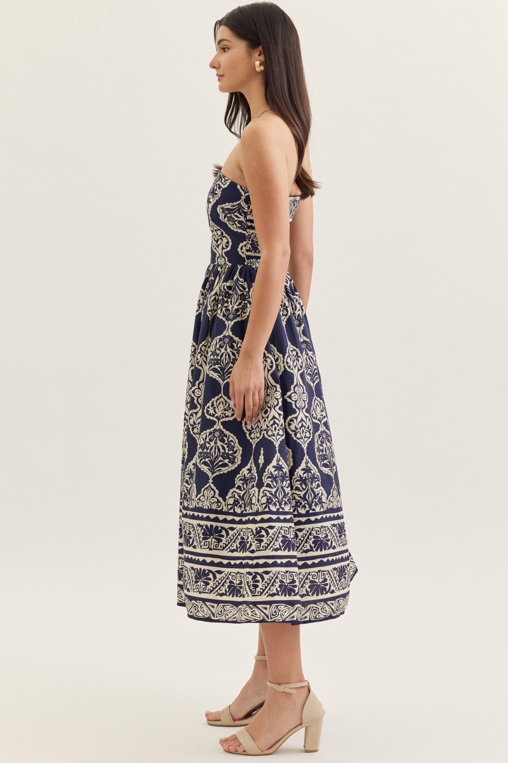 Midnight in Mykonos Maxi Dress