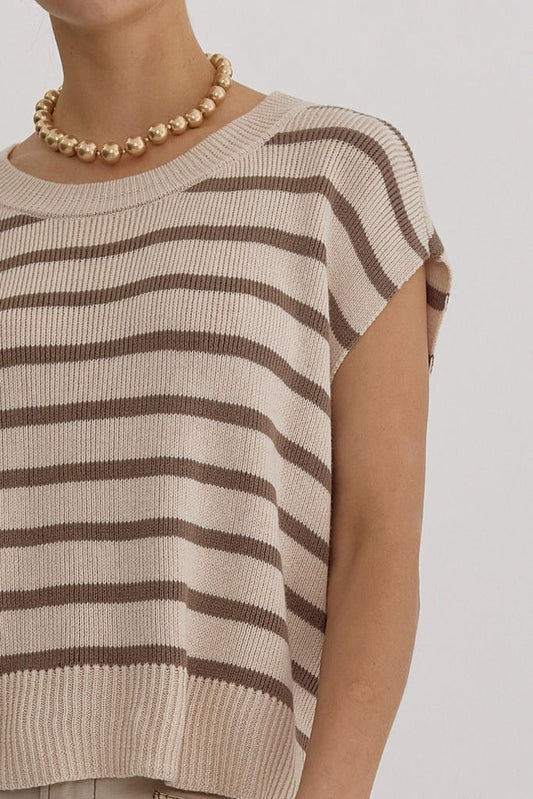 Emma Stripe Knit Top