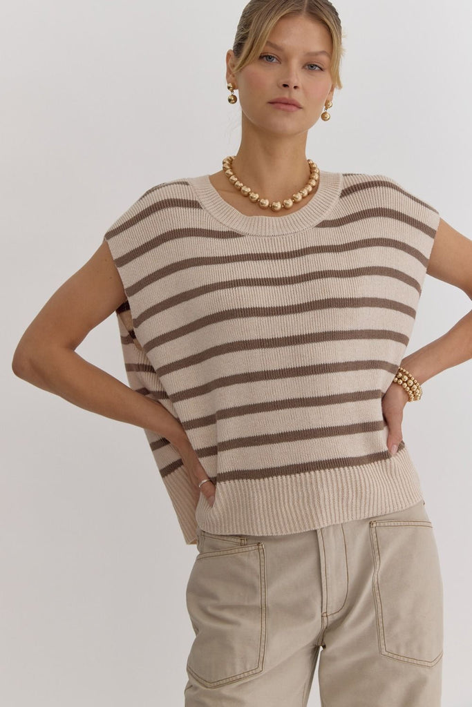Emma Stripe Knit Top