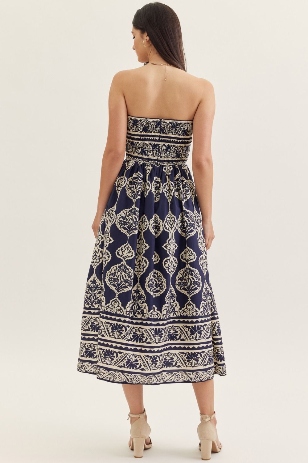 Midnight in Mykonos Maxi Dress