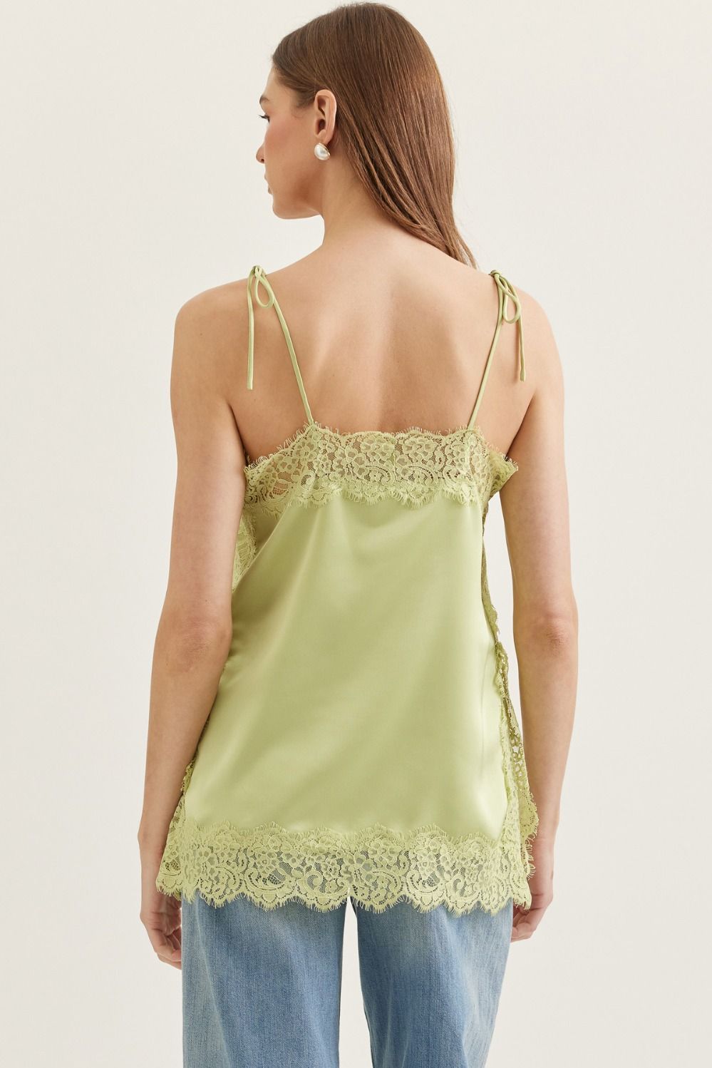 Matcha Spritz Lace Tank