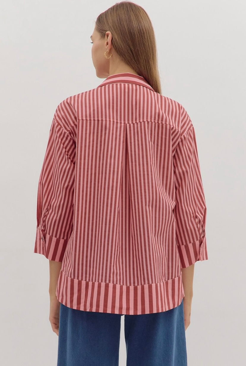 Genevieve Stripe Top