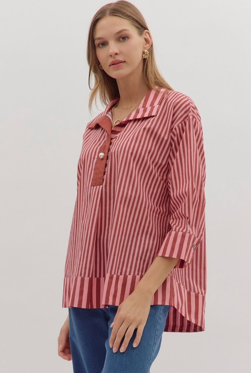 Genevieve Stripe Top