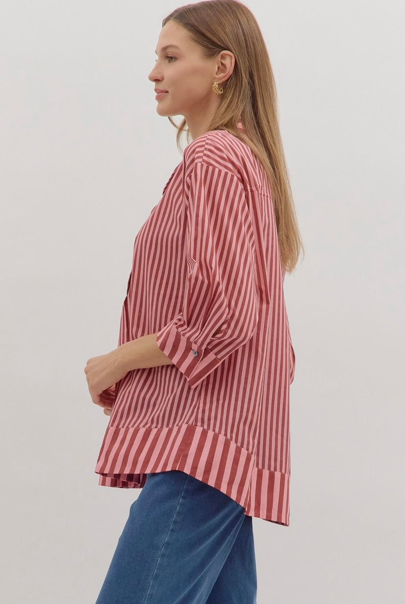 Genevieve Stripe Top