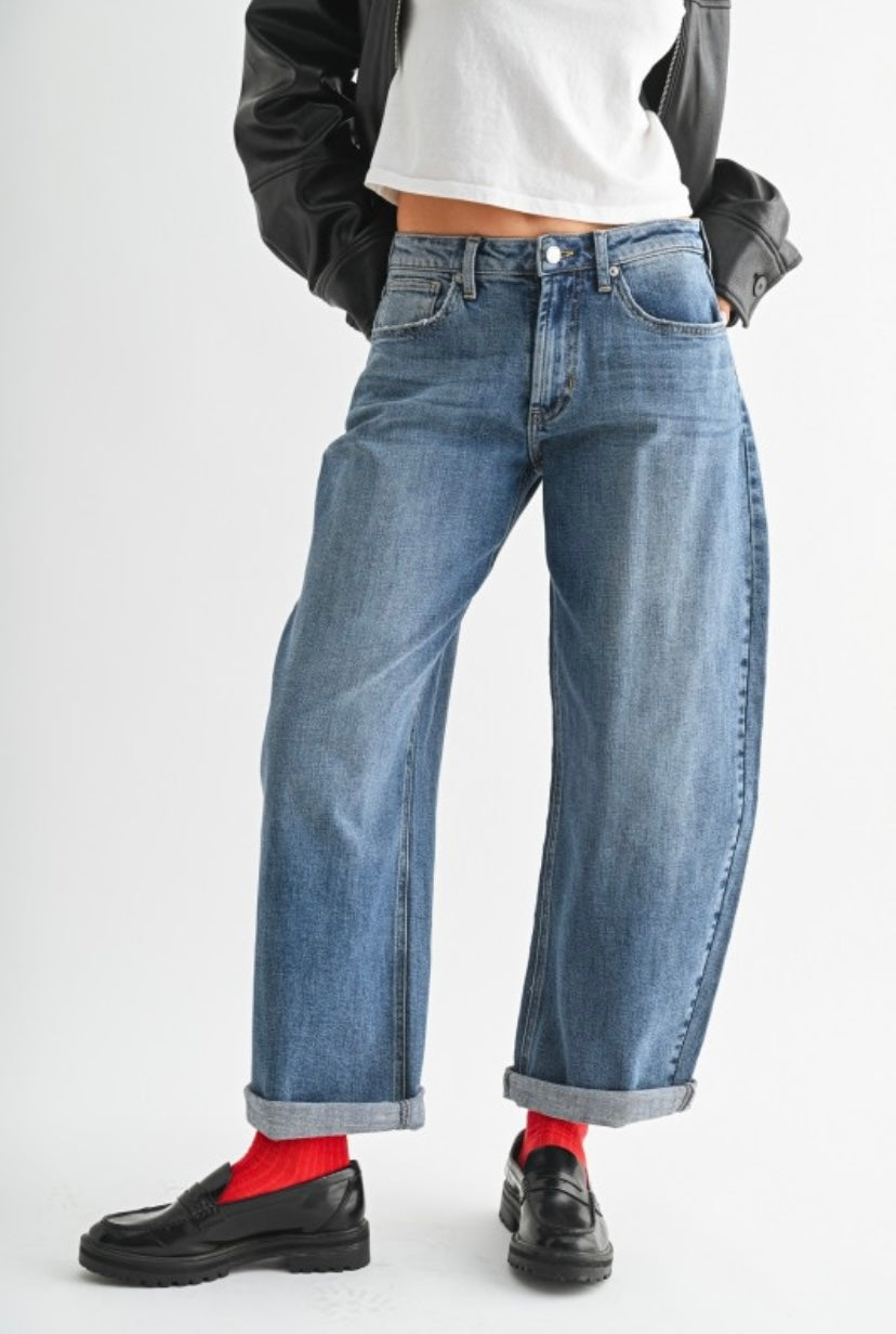 Romy Barrel Jeans